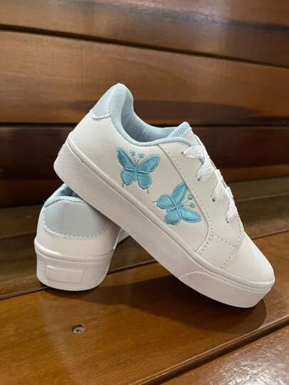 TENIS INFANTIL BORBOLETA PARA MENINAS LINDO E CONFORTAVEL