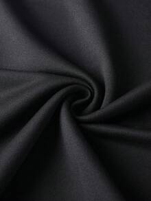 Women's Casual Loose Fit Letter & Cartoon Print Crew Neck Sweatshirt, Versatile For Autumn/Winter - Black - View 7