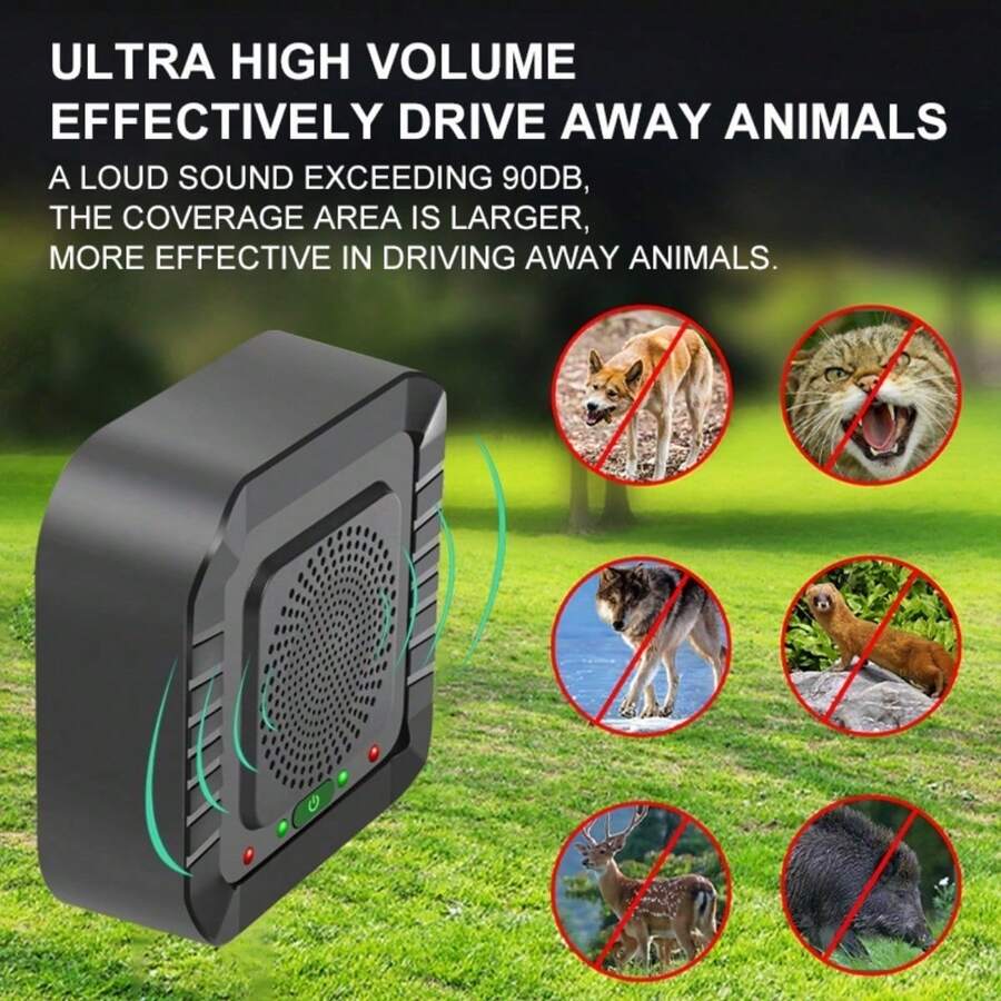 我们的超声波驱虫器采用尖端变频技术，有效驱赶老鼠、松鼠和其他啮齿动物。与传统的陷阱或毒药不同，这款不含化学物质的设备会发出高频声波， - 彩色 - 查看 1