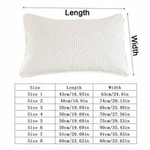 2件装防水防污防油绗缝无拉链枕套，不起球，信封式枕套，无拉链，柔软透气，防水，无异味，无噪音 - 曲線格-淺灰 - 查看 3