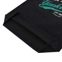MLB Unisex Varsity Vintage Graphic Oversized Fit T-Shirt, Comfortable Sports & Outdoor Short Sleeve Tee - Black - View 7