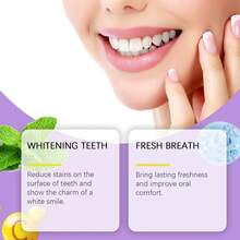 50g,Purple Tooth Whitening Powder,Remove Stains From Teeth, Freshen Breath, Beautify And Strengthen Teeth, Clean And Protect Teeth. The Mint Is Refreshing - 紫色 - 查看 7