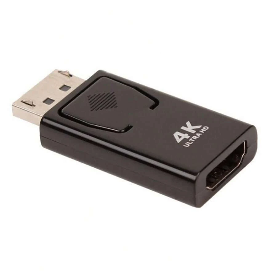 4K DisplayPort To HDMI Compatible Adapter Converter Display Port Male DP To Female HD TV Cable Adapter Video Audio For PC TV