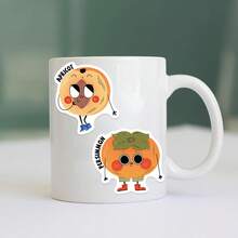 50PCS Picture Book Style Fruit Stickers Vinyl Stickers Scrapbook, Journaling, Laptop, Bumper, Skateboard, Water Bottles, Computer, Phone, Cartoon, Hard Hat, Car Stickers And Decals - Multicolor - View 9