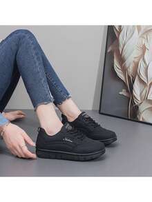 Tênis Casuais de Sola Macia para Mulheres, Novos Sapatos Planos Antiderrapantes Confortáveis e Versáteis para o Outono