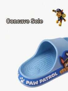 Sommerhausschuhe, blau, süßes Cartoon-Charakter-Design, mehrere Größen erhältlich, geeignet für Erwachsene und Kinder, rutschfeste Sohle, leichtes und weiches Material, konkaves Sohlendesign für Komfort, leuchtende Farben, perfekt zum Spielen drinnen/draußen, am Strand, im Pool und für den täglichen Gebrauch