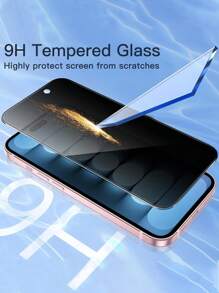 2pcs Privacy Tempered Glass Screen Protector, Compatible With IPhone 15/16/17/14/11/12/13 Pro Max, Anti-Peep Tempered Glass, Compatible With IPhone XS Max/XR/X/15/7/8 Plus/SE/16e Gift For Birthday, Family, Friends Anti-Spy, Phone Screen Protector, Phone Accessories Screen Protection Essentials, Applicable To Daily Shield, Office, Home Privacy Screen Protector Waterproof Shockproof Anti-Fall Scratch Resistant