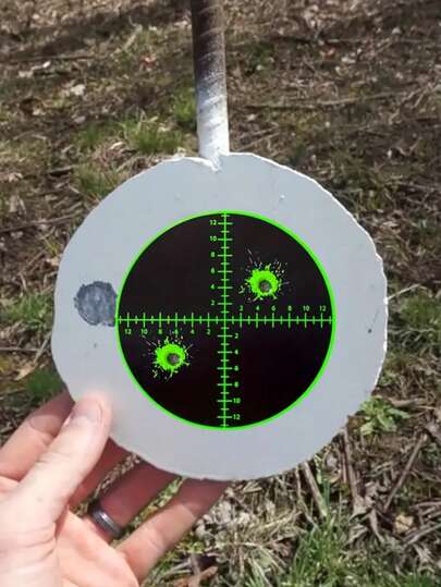 100pcs 3-Inch Fluorescent Red & Green Shooting Target Stickers - Suitable For Real Guns And Air Guns, Hunting And Fishing Accessories