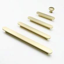 Tiradores de gabinete de aleación de zinc moderna, manijas de puerta de muebles con forma de T de estilo, tiradores sólidos de metal para cajones, herrajes para armarios