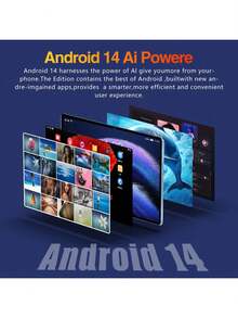 Qetupa 10.1 Inch Android 14 Tablet PC, 3GB RAM + 64GB ROM, MTK 6755 Octa-Core 1.8GHz Processor, HD (1280x800) IPS Touchscreen, Supports Bluetooth 5.2, 802.11ac WiFi 5, GPS, 2MP Front Camera And 5MP Rear Camera, 6000mAh Large Capacity Battery