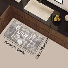 1 tấm thảm sàn nhà bếp, thảm thoát nước Polyester, thích hợp cho nhà bếp, phòng khách, lối vào, ban công, trang trí nhà cửa, chống bẩn, quán cà phê, quán bar, ngày lễ, tiệc tùng, phòng ngủ, trang trí phòng tắm - Nhiều màu - Xem 18