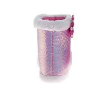 Disney Girls' Booties Warm, Fluffy, And Fun House Slippers (Toddler / Little Kid) - Hồng - Xem 5