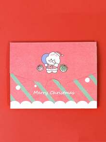 12Pcs Holiday Mini Christmas Card With Envelope - Happy Holiday Card Message Card Depicting Santa Claus, Snowman, Etc. - Perfect For Christmas Parties And New Year Celebrations, Christmas Card, Birthday Wishes Envelope - Multicolor - View 10