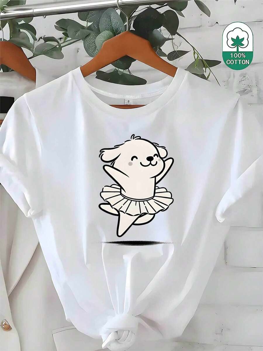 Rapper Hip-Hop Style Poster Pure Cotton 220 Grams Unisex Short-Sleeved T-Shirt - 白色21 - 查看 1