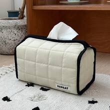 Caja de pañuelos de estilo coreano con diseño de cartón de leche cuadrado, dispensador de pañuelos de pie, soporte rectangular para pañuelos de papel, caja para toallitas húmedas