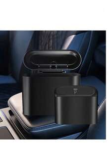 4 pezzi/Set - 1 Elegante Cestino Portarifiuti + 3 Sacchetti Portarifiuti Resistenti, Scatola Portaoggetti Versatile da Appendere alla Portiera dell'Auto, Innovativa Mini Pattumiera Auto Creativa per Sedile Anteriore e Posteriore, Accessori Essenziali per Ufficio in Auto per un'Esperienza di Guida Senza Disordine, Perfetto per Viaggi su Strada, Pendolarismo Quotidiano e Gite in Famiglia, Mantieni il Tuo Veicolo Ordinato e Pulito con Questo Organizzatore Funzionale ed Elegante, Idea Regalo Ideale per Appassionati di Auto e Genitori Impegnati, Migliora l'Interno della Tua Auto con Soluzioni Pratiche, Perfetto per Viaggi di Vacanza e Uso Quotidiano.