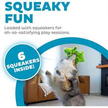 Outward Hound Squeaker Matz Plush Gator Dog Toy, Small - Squeaker Matz Gator - Xem 2