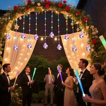 2025 Nouvelles guirlandes lumineuses à boules de vœux avec télécommande 8 modes, 108 LED et 12 boules lumineuses, convient pour les réunions de famille, les chambres, les fêtes, les décorations intérieures pour les fêtes de Noël, les mariages, les fêtes à thème carnaval, les fêtes lumineuses. Décoration de la maison, décorations de Noël, décoration de la chambre d'hiver