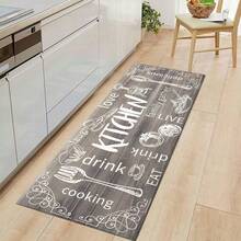 1 tấm thảm sàn nhà bếp, thảm thoát nước Polyester, thích hợp cho nhà bếp, phòng khách, lối vào, ban công, trang trí nhà cửa, chống bẩn, quán cà phê, quán bar, ngày lễ, tiệc tùng, phòng ngủ, trang trí phòng tắm - Nhiều màu - Xem 2