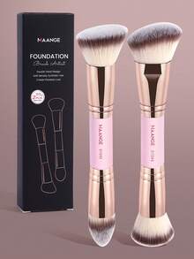 MAANGE 1/2/3件套专业面部化妆刷套装，含纸盒、粉底刷、腮红刷、散粉刷、修容刷、高光刷、眼影刷，是送给女性和女孩的旅行化妆工具礼物。化妆刷套装，化妆刷套装，化妆刷套装，化妆刷套装，全套化妆刷，化妆刷套装，全套化妆工具，刷子套装，化妆刷套装，化妆礼品套装，赠品，专业化妆刷，全套化妆刷套装 - 粉色 - 查看 3
