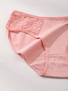 5件套女士性感蕾丝拼接低腰舒适内裤 - 彩色 - 查看 9