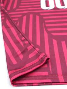 2025 Customized Sports Jersey, Summer Outdoor Sports Singlet Short Sleeve, Women's Sports Team Club Training Jersey Top With Front & Back Printed Name & Number, Breathable Quick-Dry Casual Everyday Wear, Party Outfit