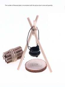 1:12 Maßstab Miniatur Winter Lagerfeuer Set, 2 Stile für OB11 Mini Fotografie Requisiten, Puppenhaus Outdoor Camping Thema Accessoires, Weihnachtsdekoration, Garten Landschaft Requisiten, Miniatur Modell