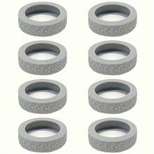 8pcs Silicone Luggage Wheel Covers, Noise Reduction, Floor Protection, Smooth Rolling, Wear-Resistant Travel Accessories, Multiple Colors For Easy Identification