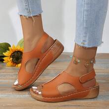 2025 Summer Elegant Women's Sandals - Slip-On Thick-Soled, Soft-Soled Mid-Heeled Casual Beach Shoes For Everyday Wear | Modern Shoes | Comfortable Fit, Women's Sandals, Casual Beach Shoes, Casual And Formal, Business Shoes, Fashionable Flats, Soft-Soled, Women's Shoes
