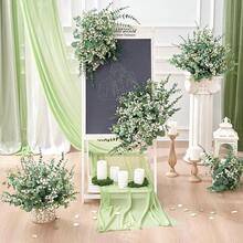200 Pcs Mixed Artificial Eucalyptus Stems,Babys Breath Artificial Flowers Bulk With Faux Eucalyptus Leaves Greenery Stems For Wedding DIY Bouquets Floral Arrangement Home Decor