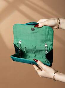 REMANLAND Borsa da sera a forma di rosa per donna, pochette, borsetta da donna con fiore di rosa, borsetta in raso, borsa da sera per matrimonio e feste, regalo originale