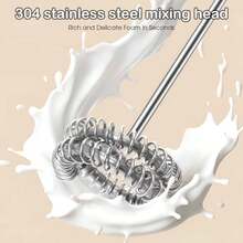 Handheld Blender Coffee Milk Frother USB-Rechargeable Hand Frother 3-Speed Adjustable Handheld Milk Frother For Cappuccinos Hot Chocolate Milkshakes