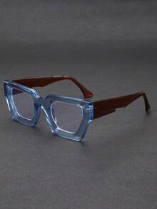 1 para okularów unisex w stylu retro, odpowiednich do dekoracji na zewnątrz, wypoczynku, fotografii ulicznej - Wielokolorowe - Zobacz 3