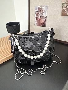 Prom Bag 2000s Style Bridal Party Pearl Clutch Pearl Bag Prom Accessories For Women, Rookies & White-Collar Workers
