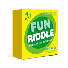 HEART BRIDGE 1pc Funny Riddle Card Game, Family Interactive Small Game, Party Board Game, Suitable For Halloween/Christmas/Thanksgiving Gifts, Perfect For Game Night - Yellow - View 11