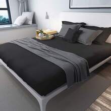 Flat Sheets - الأسود - مشاهدة 2