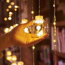 2025 Nouvelles guirlandes lumineuses à boules de vœux avec télécommande 8 modes, 108 LED et 12 boules lumineuses, convient pour les réunions de famille, les chambres, les fêtes, les décorations intérieures pour les fêtes de Noël, les mariages, les fêtes à thème carnaval, les fêtes lumineuses. Décoration de la maison, décorations de Noël, décoration de la chambre d'hiver