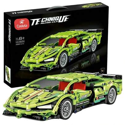 Carro de Corrida Blocos Montar 499 Peças Racing CBS0096 Castela