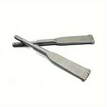 1 szt. Dłuto elektryczne z czterema zębami, krótkie, zintegrowane, dłuto i młotek, frez z węglika spiekanego do zaprawy, uchwyt SDS-Plus, narzędzie do usuwania spoin betonowych, cienki kształt tarczy, konstrukcja z sześcioma ostrzami, nadaje się do cięcia i szorstkowania muru, cegieł i kamieni