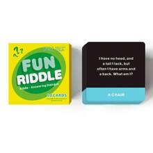 HEART BRIDGE 1pc Funny Riddle Card Game, Family Interactive Small Game, Party Board Game, Suitable For Halloween/Christmas/Thanksgiving Gifts, Perfect For Game Night - Yellow - View 10