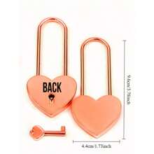 1 pieza, Candado personalizado grabado, un regalo de San Valentín personalizado para él, un candado de amor único, el primer regalo de San Valentín, regalo de San Valentín para el esposo, caja de regalo con candado y llave. Candado de viaje personalizado - Multicolor - Ver 15