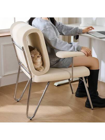 Walhai Appearance er Armchair Pet Friendly Armchair, Provides Sanctuary Cats Small Dogs, Anti Cat Scratch Fabric, Single Sofa, TV Stoel Living Room view 3