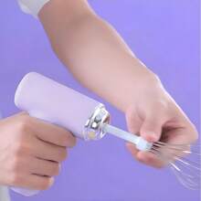1pc Portable Electric Egg Beater Quick And Detailed Egg Beating, USB Charging, Wireless, Lightweight, Suitable For Home And Professional Baking - Perfect For Creaming, Yolks, Etc., Essential Baking Tools Modern Kitchen Gadget - Multicolor - View 10