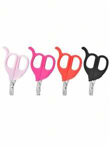 1 قطعة مقص أظافر للحيوانات الأليفة بألوان عشوائية، طقم مقص أظافر قطط وكلاب من الفولاذ المقاوم للصدأ، مقص تجميل أظافر الحيوانات الأليفة