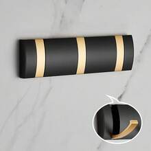 1 pieza Organizador de pared plegable de uso pesado - Duradero y ahorra espacio - Soporte multiusos para abrigos, toallas, llaves y ropa - Fácil de montar para el baño, la puerta trasera y el armario - Multicolor - Ver 11