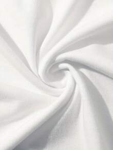 1pc Men'S Casual Fashion T-Shirt, Summer Knit Fabric, Round Neck Short Sleeve With Geometric Peace Pattern - White - View 3