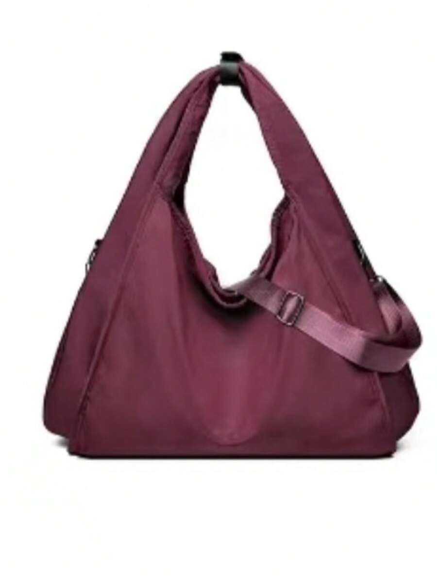 bolsa de ombro esportiva feminina - Vinho - Visão 1