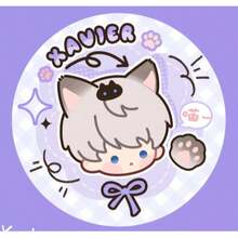 1pc New Q-Version Love And Deep Space Doujinshi Meow Home Series Peripheral Collection, Badge Keychain, Birthday Gift - Christmas Gift - Halloween Gift - Perfect Gift - Gift - Multicolor - View 4