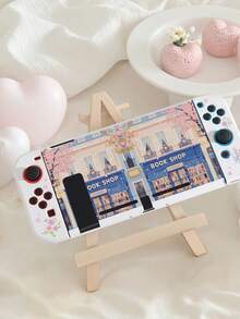 1 buah Casing Pelindung Switch Bertema Kartun Bunga Sakura dan Langit Berbintang, Kompatibel dengan Switch OLED / Switch / Switch2, Bahan TPU Lembut, Tidak Perlu Dibongkar, Anti Jatuh dan Anti Debu, Tersedia Berbagai Warna, Hadiah Ideal untuk Pemain Switch, Casing Pelindung Switch Gaya Kartun - MultiWarna - View 4