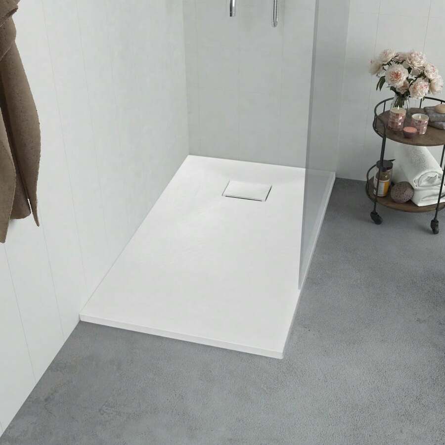 Shower Base Tray SMC  39.4"X31.5" - White - View 1